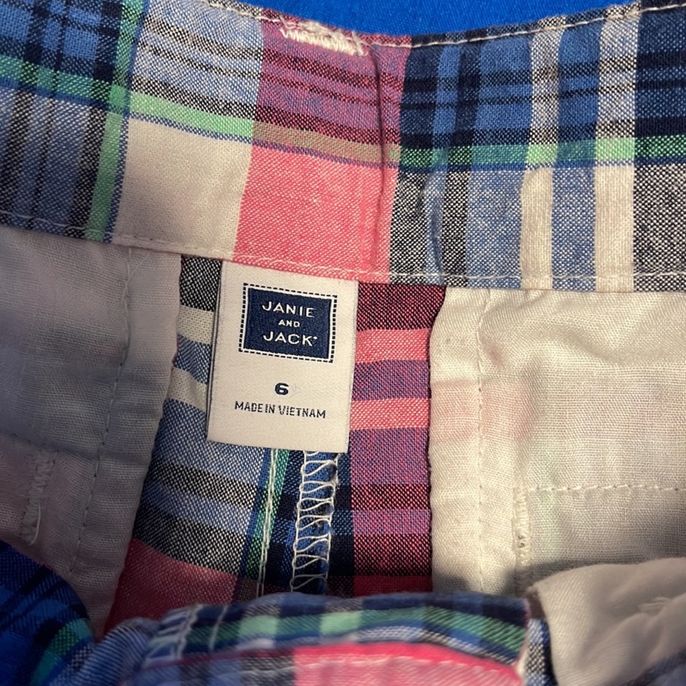 Plaid boy shorts - Picture 2 of 3